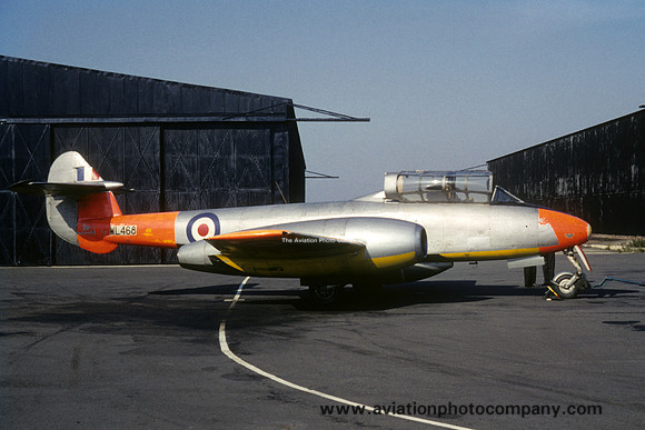 RAF Gloster Meteor T.7 WL468 at RAF Wattisham (1964)