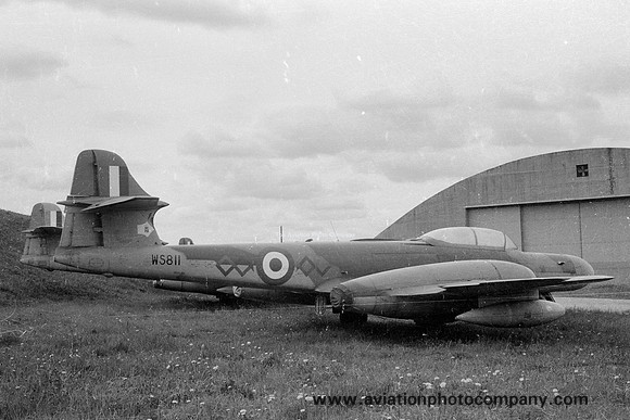 RAF 33 MU/64 Squadron Gloster Meteor NF.14 WS811