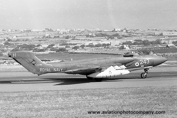 Royal Navy 893 Squadron De Havilland Sea Vixen FAW.2 XJ560 at RAF Luqa