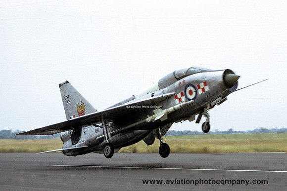 RAF 56 Squadron English Electric Lightning T.5 XS459/X (1975)