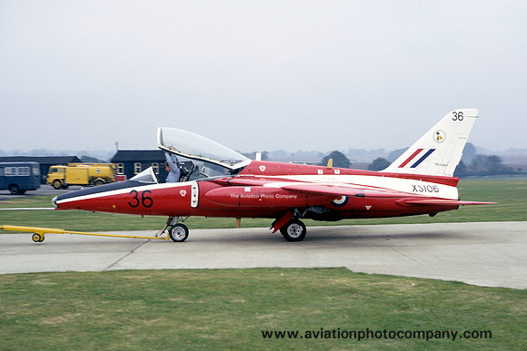 RAF 4 FTS Folland Gnat T.1 XS106/36 (1972)