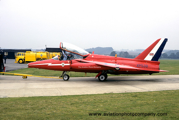 RAF Red Arrows Folland Gant T.1 XP539 (1972)
