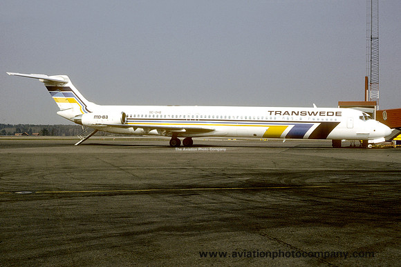 Transwede McDonnell Douglas MD-83 SE-DHB (1987)