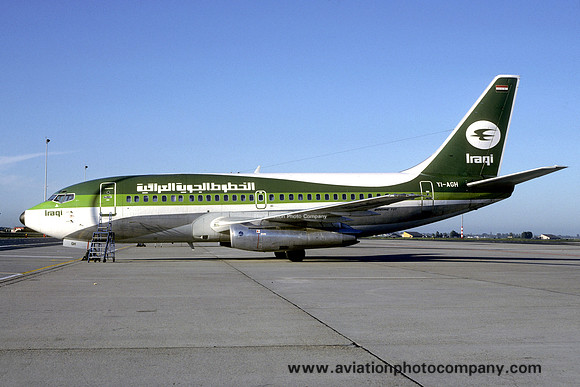 Iraqi Airways Boeing 737-270 YI-AGH (1986)