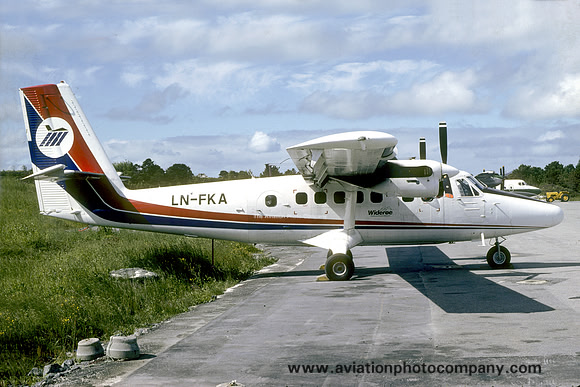 Wideroe DHC-6-310 Twin Otter LN-FKA (1986)