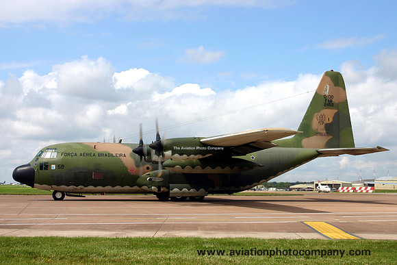 Brazilian Air Force 1/1 GTT Lockheed C-130H Hercules 2459 at RIAT Fairford (2007)