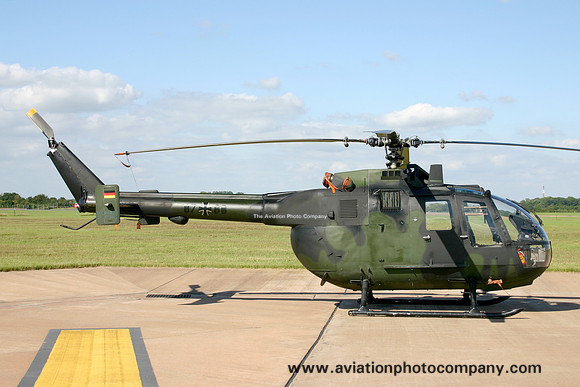 German Army KHR36 Bolkow Bo105P1 87+66 at RIAT Fairford (2007)