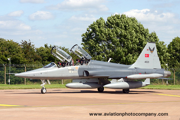 Turkish Air Force 133 Filo Northrop F-5B Freedom Fighter 4021 at RIAT Fairford (2007)