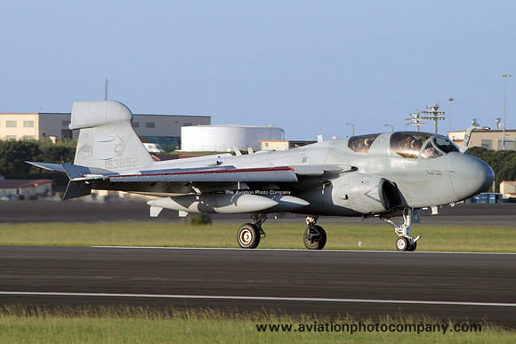 US Marines VMAQ-2 Grumman EA-6B Prowler 163892/CY-05 at Lajes (2008)