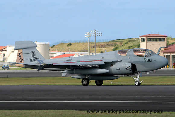 US Navy VAQ-134 Grumman EA-6B Prowler 161120/NL-530 at Lajes (2008)