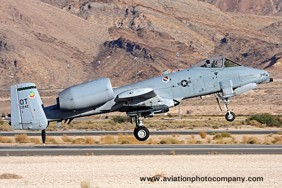 USAF 53 WG 422 TES Fairchild A-10C Thunderbolt 80-0242/OT at Nellis AFB (2008)