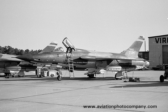 USAF Virginia ANG 149 TFS Republic F-105D Thunderchief 61-0134