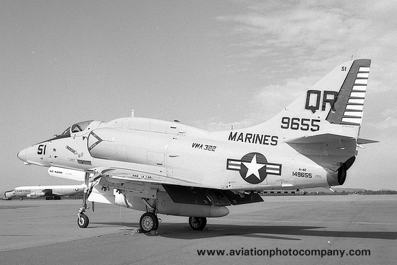 US Marines VMA-322 Douglas A-4E Skyhawk 149655/QR-51 (1978)
