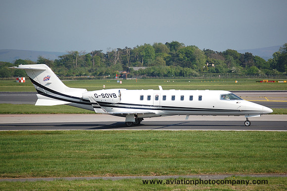 Sovereign Air Ltd Learjet 45 G-SOVB at Manchester (2007)