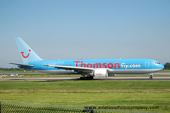 Thomsonfly Boeing 767-304ER G-OBYB at Manchester (2007)