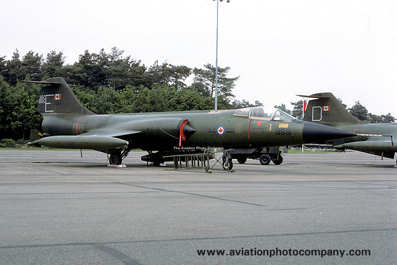 Canadian Air Force 441 Squadron Canadair CF-104 Starfighter 104869 at RAF Wildenrath (1978)