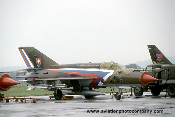 Slovak Air Force Mikoyan MiG-21MF 8208 (1993)