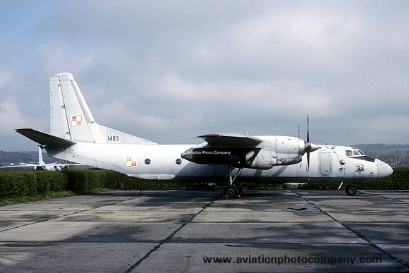 Polish Air Force 13 PLT Antonov An-26 1403 (1993)