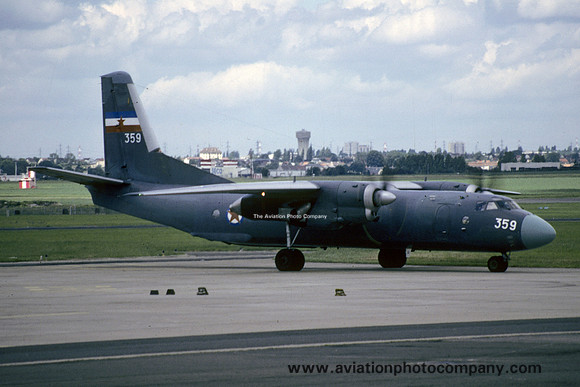 Yugoslavian Air Force Antonov An-26 359 (1991)
