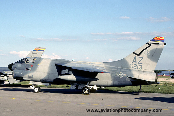 USAF Arizona ANG 152 TFS LTV A-7D Corsair 69-6213/AZ (1991)