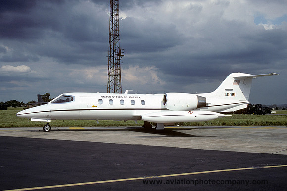 USAF HQ USEUCOM Learjet C-21A 84-0081 (1991)