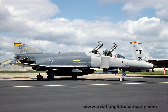 USAF 52 TFW 81 TFS McDonnell F-4G Phantom 69-7259/SP (1991)