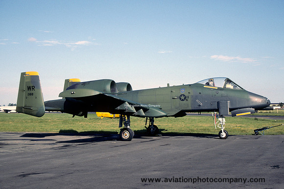 USAF 81 TFW 92 TFS Fairchild A-10A Thunderbolt 80-0168/WR (1991)