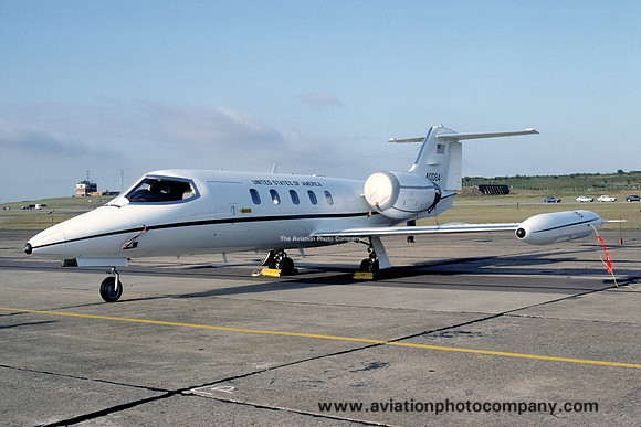 USAF 58 MAS Learjet C-21A 84-0084 at RAF Lakenheath (1991)