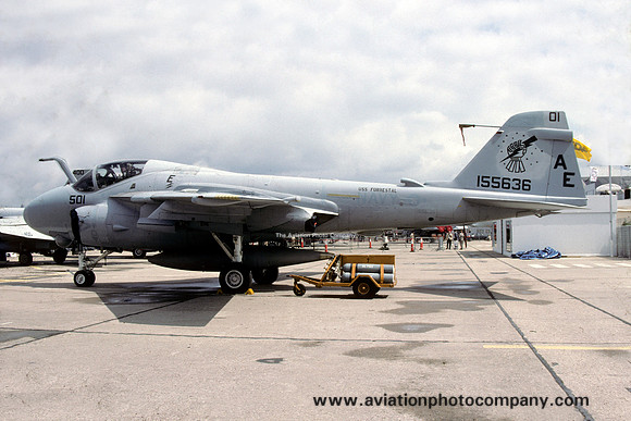 US Navy VA-176 Grumman A-6E Intruder 155636/AE-501 at the Paris Air Show (1991)