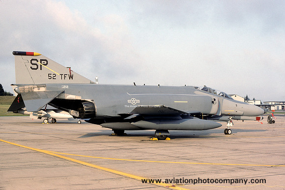 USAF 52 TFW McDonnell F-4G Phantom 69-7212/SP at Spangdahlem AB (1991)