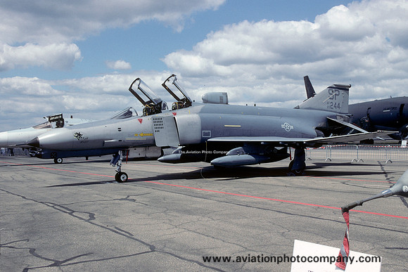 USAF 52 TFW 23 TFS McDonnell F-4G Phantom 69-0244/SP at Mont de Marsan (1991)