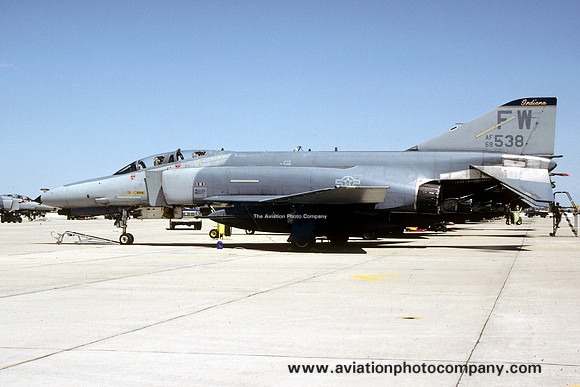 USAF Indiana ANG 163 TFS McDonnell F-4E Phantom 68-0538/FW (1991)
