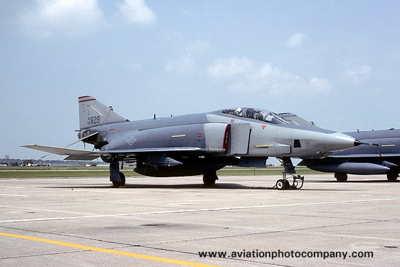 USAF Nebraska ANG 173 TRS McDonnell RF-4C Phantom 65-0828 (1991)