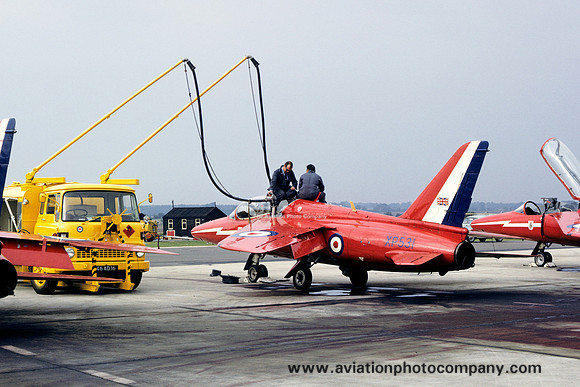 RAF Red Arrows Folland Gnat T.1 XP531 (1972)