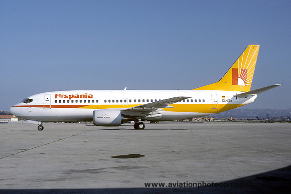 Hispania Boeing 737-3Y0 EC-EBX (1987)