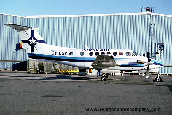 Norsk Air Beech 200 King Air OY-CBV (1986)