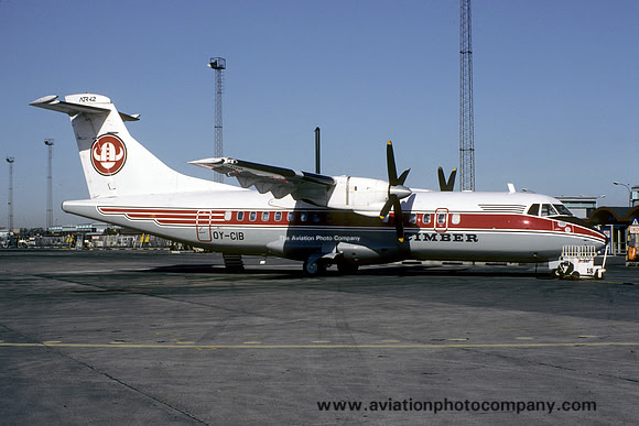 Cimber Air ATR-42-312 OY-CIB (1986)