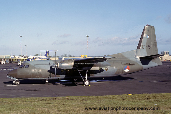 Dutch Air Force 334 Squadron Fokker F27-300M Troopship C-5 (1979)