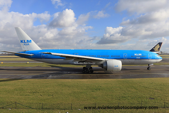 KLM Asia Boeing 777-206ER PH-BQN at Amsterdam Schiphol (2018)