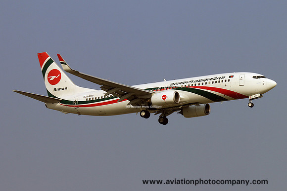 Biman Bangladesh Airlines Boeing 737-8E9 S2-AHV (2018)