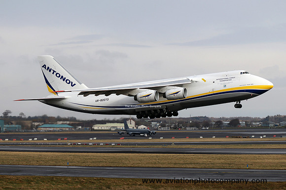 Antonov Airlines Antonov An-124-100 UR-82073 at Prestwick (2018)