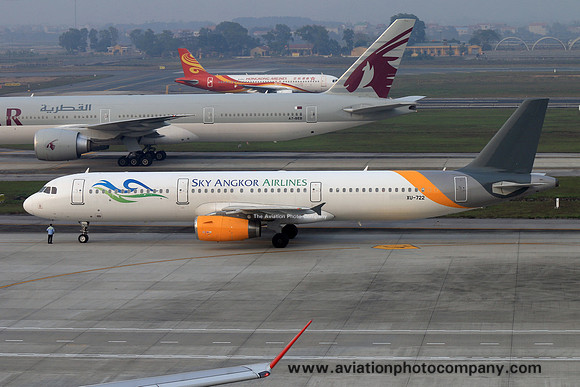 Sky Angkor Airlines Airbus A321-231 XU-722 (2018)