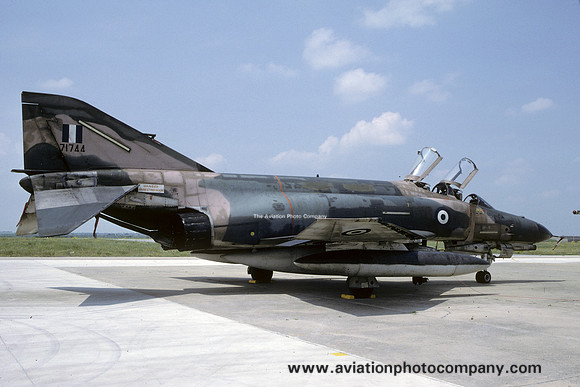 Greek Air Force 338 Mira McDonnell F-4E Phantom 71744 (1991)