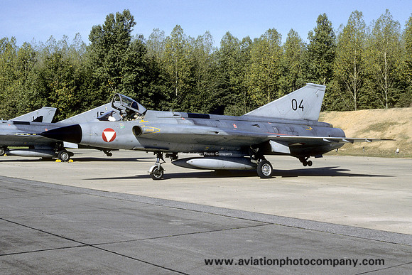 Austrian Air Force SAAB Draken J-35OE 04 (1993)