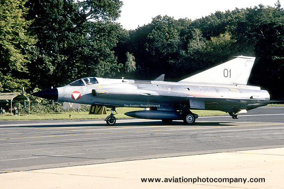 Austrian Air Force FLR SAAB Draken J-35OE 01 (1993)