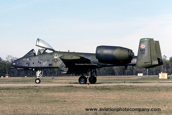 USAF 354 TFW 356 TFS Fairchild A-10A Thunderbolt 79-0140/MB (1991)
