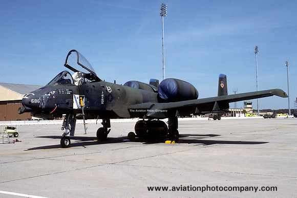 USAF 354 TFW 355 TFS Fairchild A-10A Thunderbolt 78-0686/MB (1991)