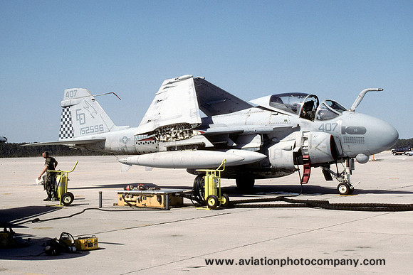 US Marines VMA(AW)-533 Grumman A-6E Intruder 152596/ED-407 (1991)