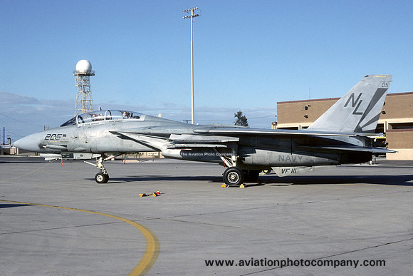 US Navy VF-111 Grumman F-14A Tomcat 160654/NL-205 (1991)