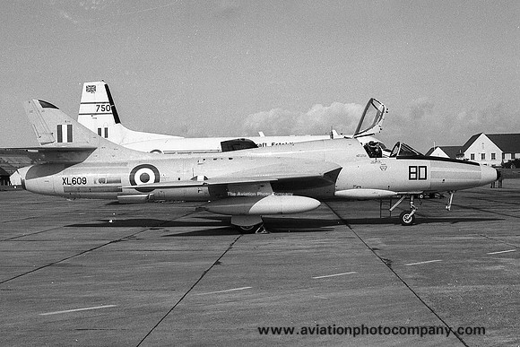 RAF 229 OCU Hawker Hunter T.7 XL609/80 (1971)